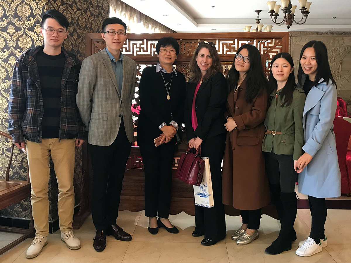 Lunch with faculty, students and W&M alumni at Southwest University of Political Science and Law in Chongqing