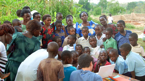 Children and parents in Buwasa
