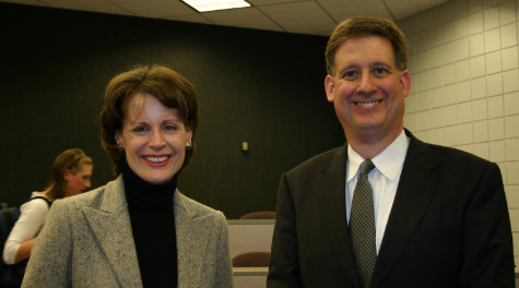 Author Joan Biskupic and Professor Alan Meese