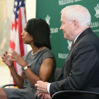 Chancellor Gates & Frm Sec of State Rice