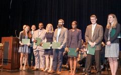 students at 2019 awards ceremony
