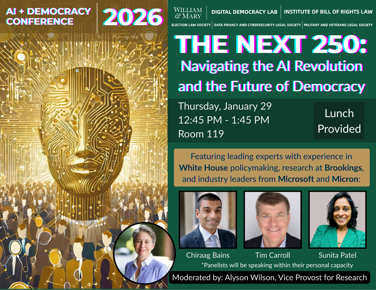 Next 250 AI and Democracy Conference  Navigating the AI Revolution and the Future of Democracy