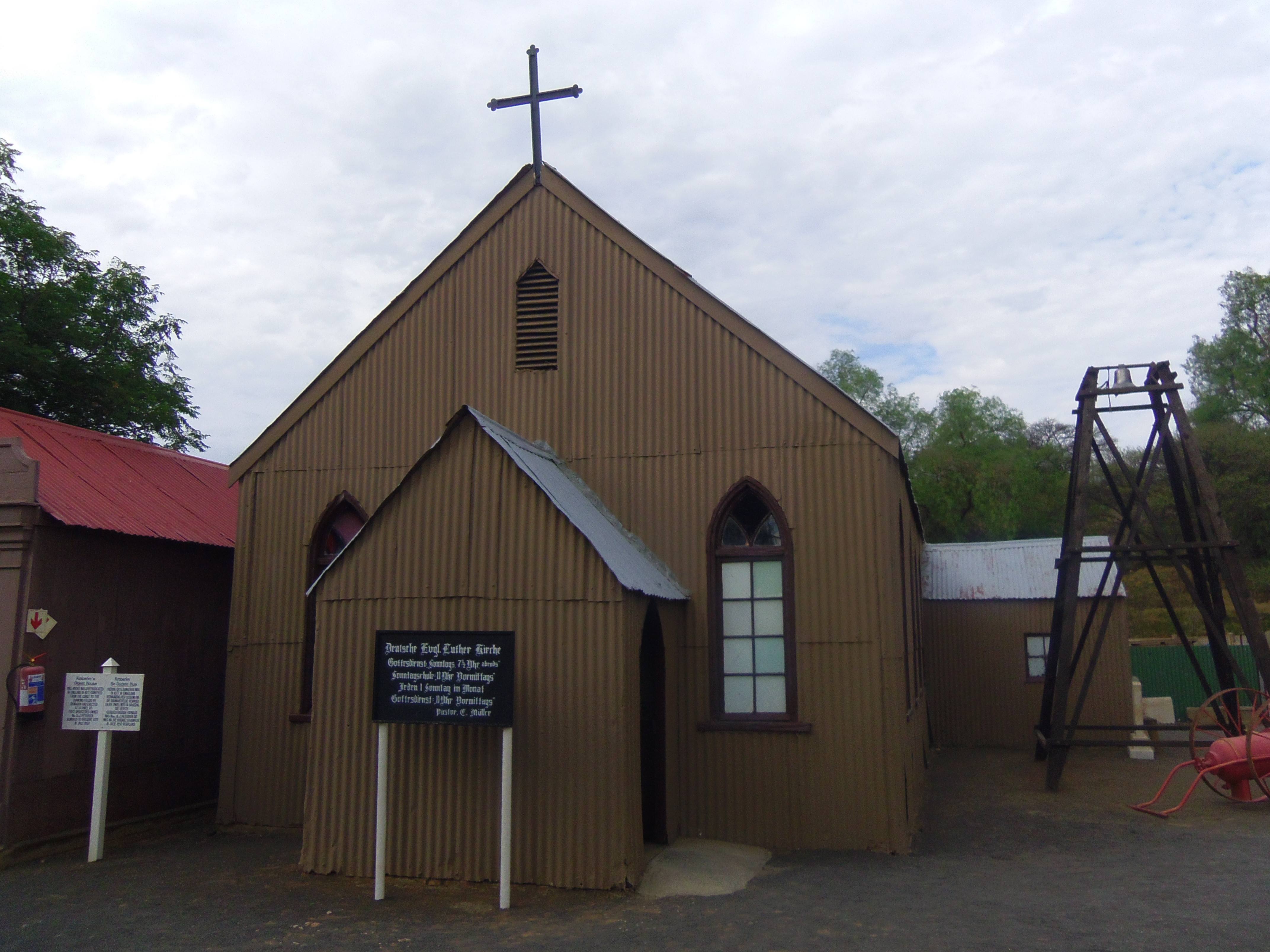 A church in Kimberley mining town
