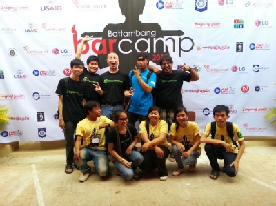 ODC and a few of the BarCamp Battambang Organizers!
