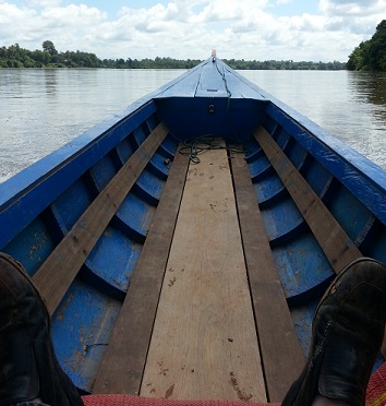 in boat