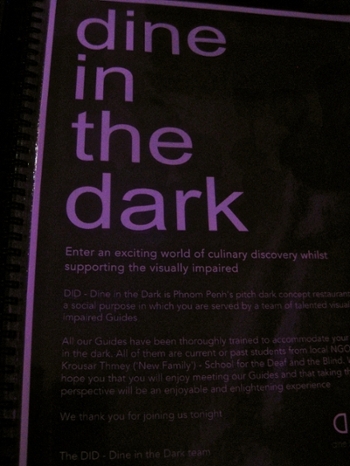 Dine in Dark