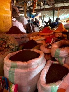 Spices at Owino Market in Kampala