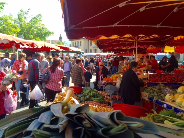 Sunday Fresh Air Market in Annemasse