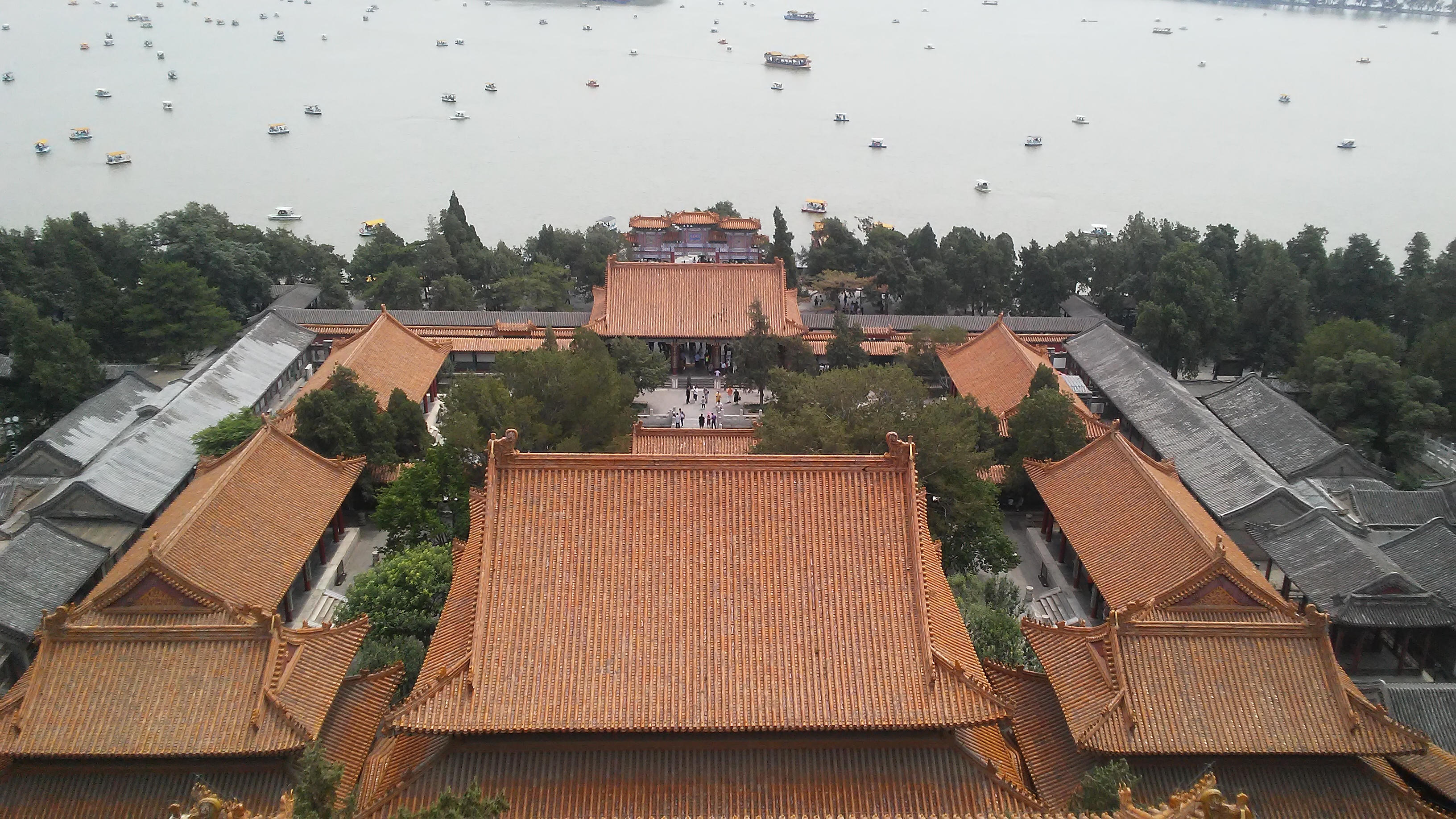 The view from the top of the Summer Palace
