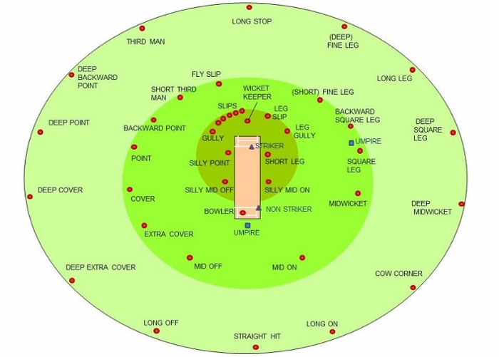 All possible cricket positions