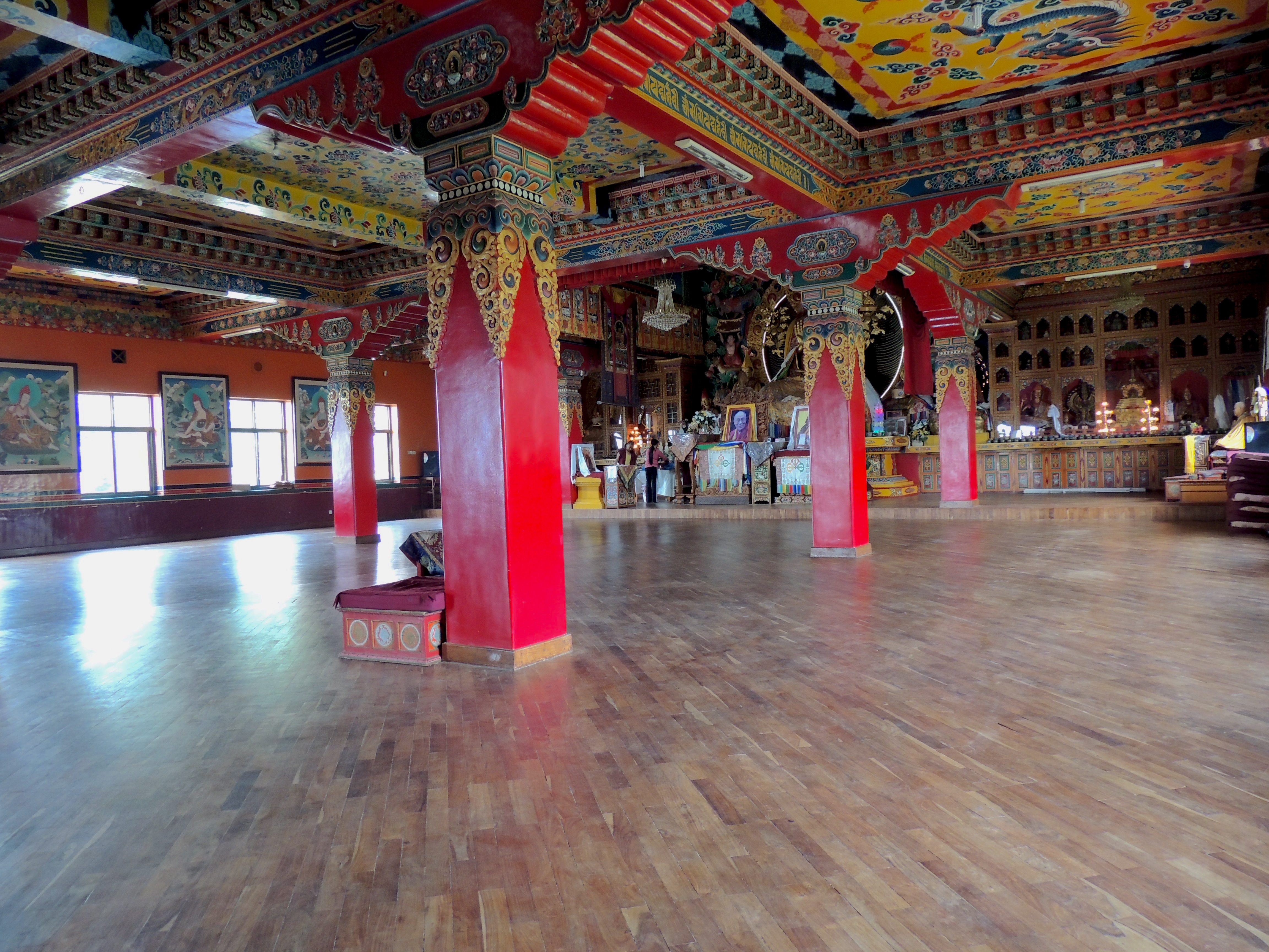 The meditation hall