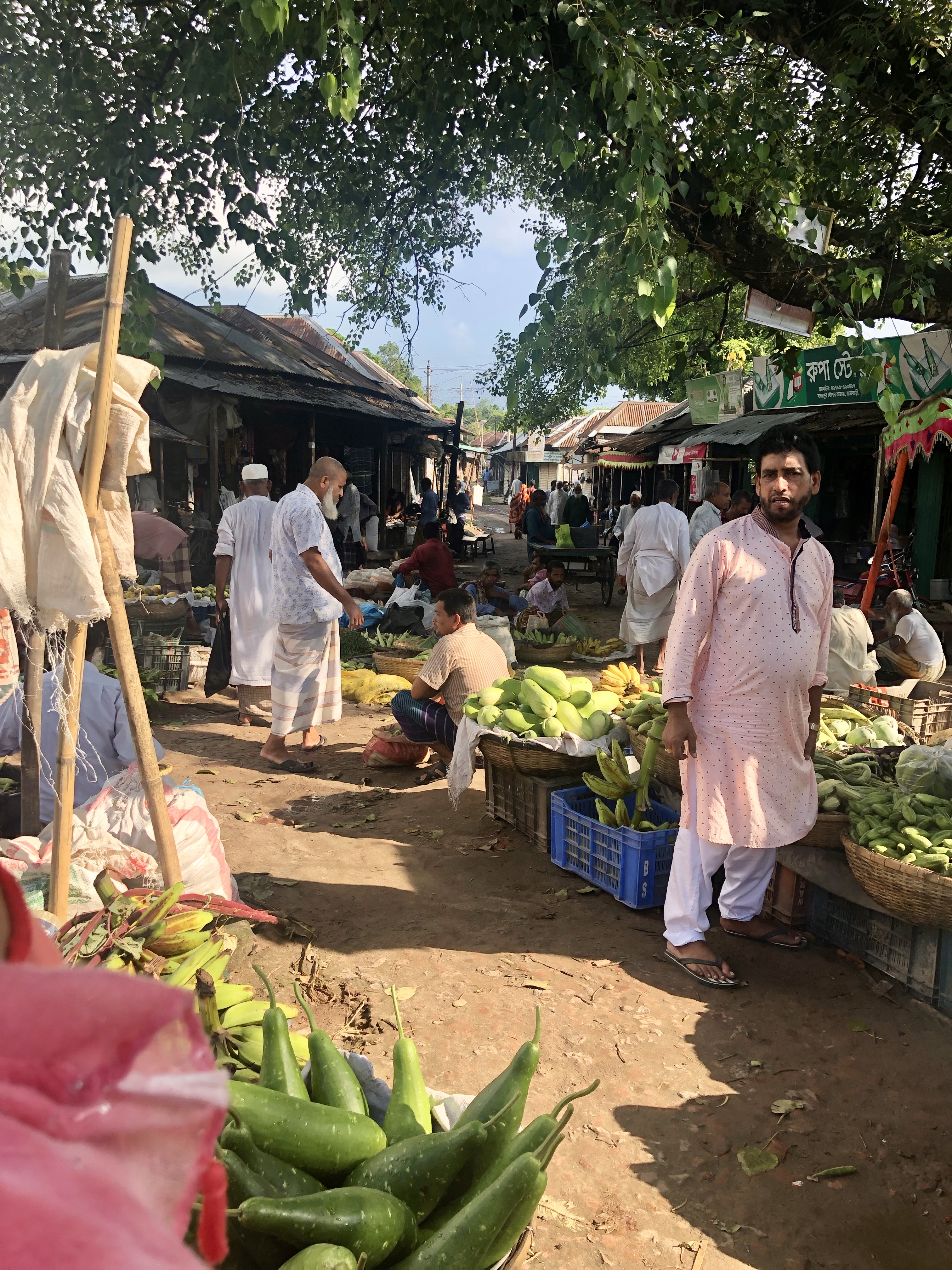 Stopping at the Market to Buy Bananas