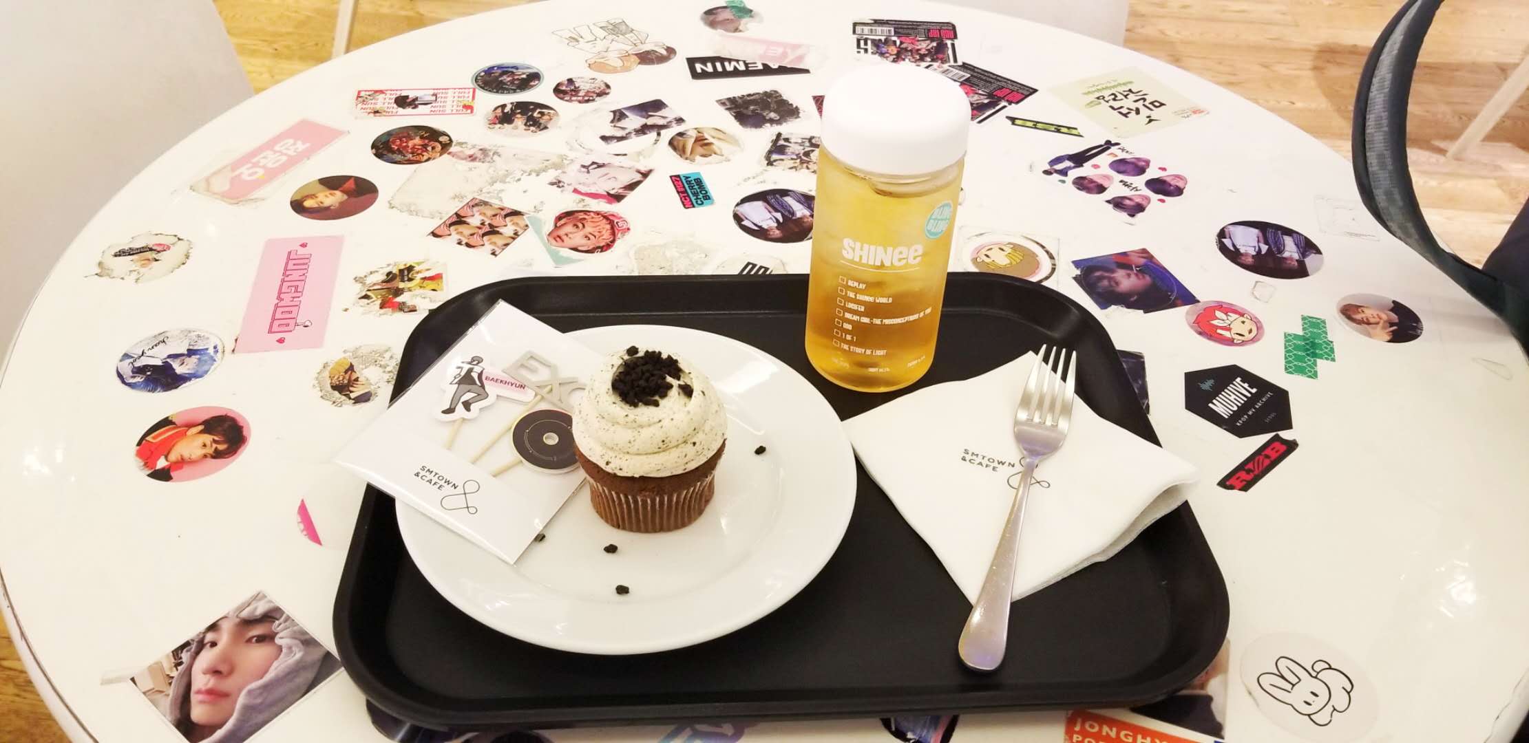 My food from the SMTown Cafe