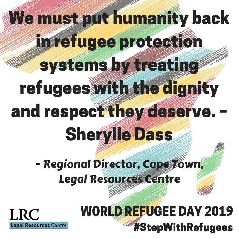 We must put humanity back in refugee protection systems by treating refugees with the dignity and respect they deserve.