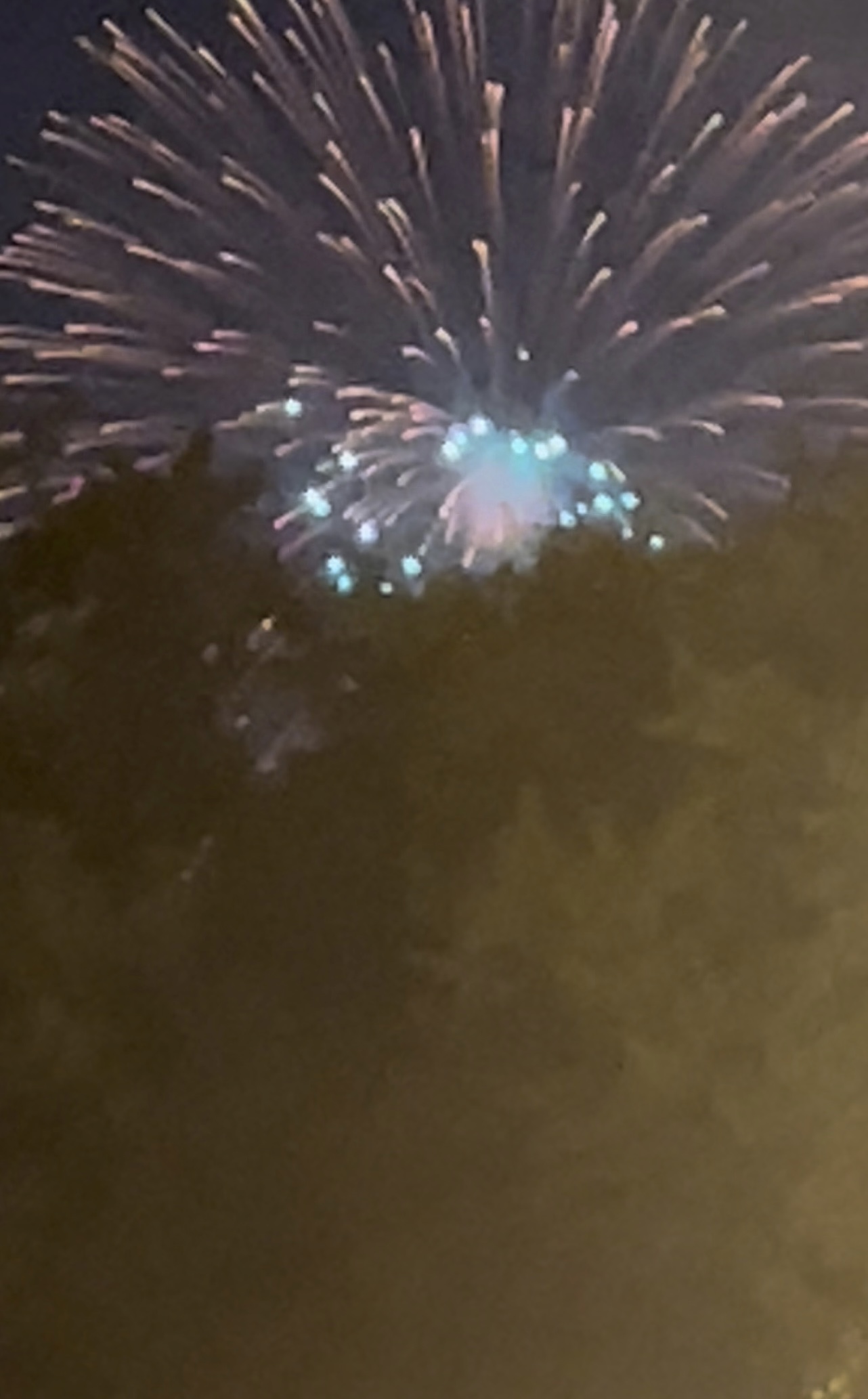Fireworks from near the office