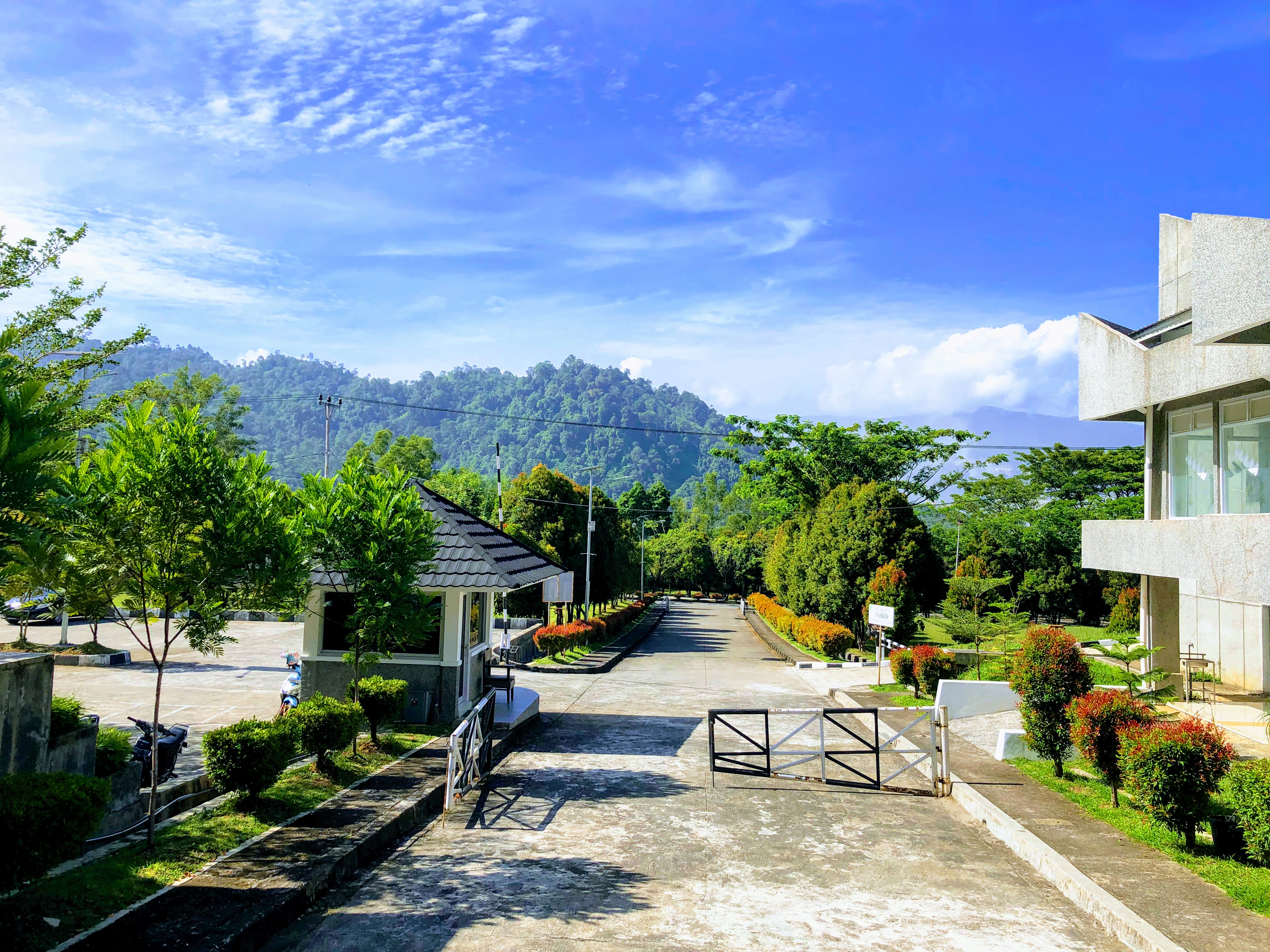 One view from Andalas University campus.