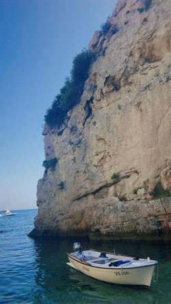 Boat in Stiniva