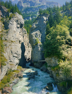 Gorge in Switzerland