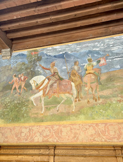 Horse Painting at Gruyeres Castle