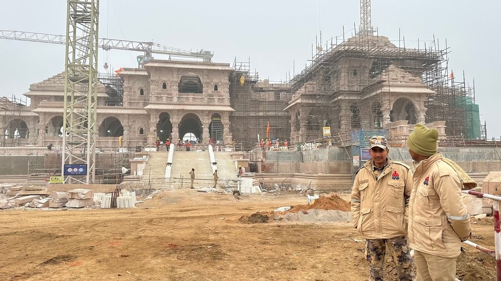 Hindu Temple being constructed at Ayodhya