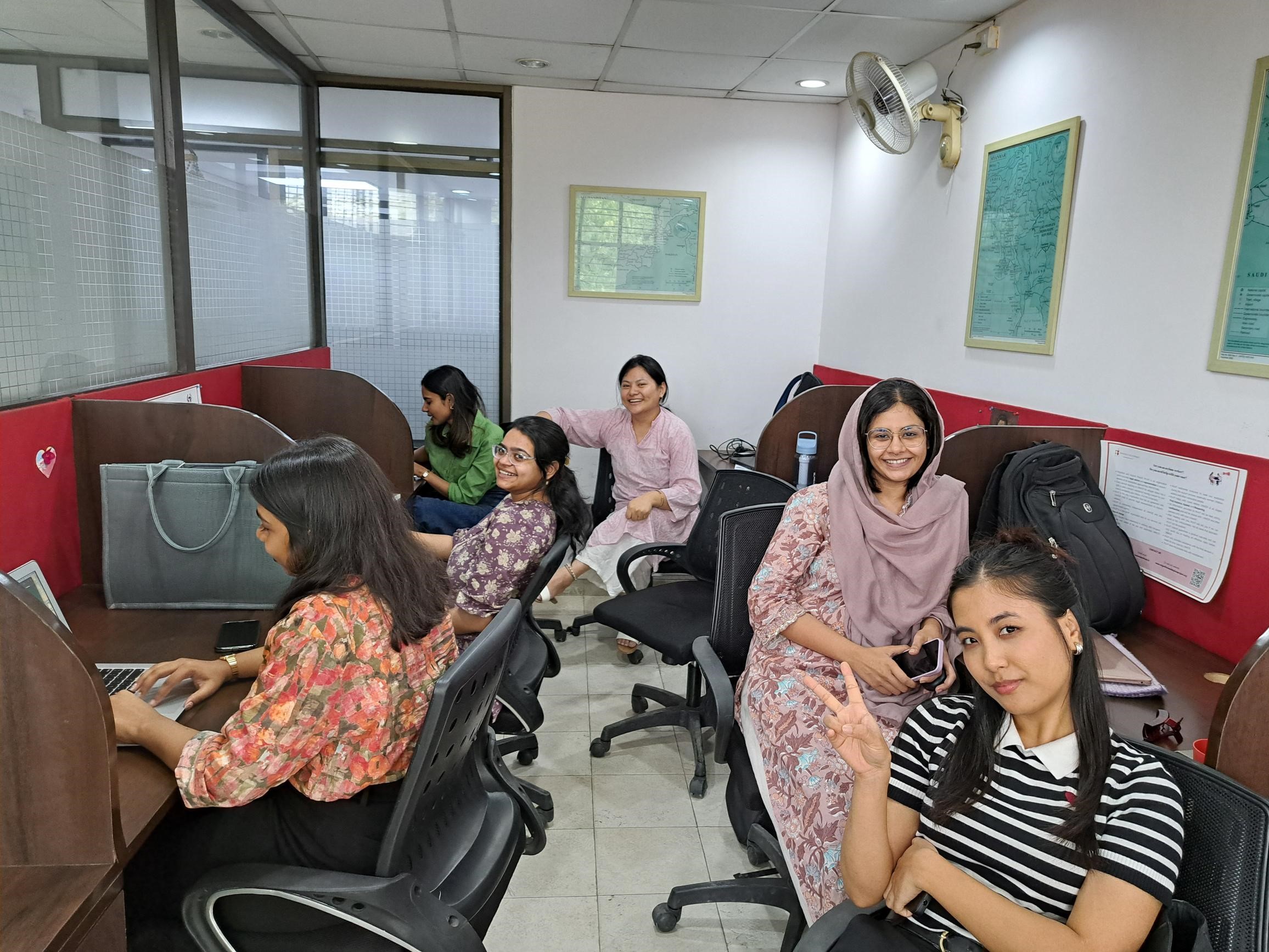 Attorneys and fellow Interns at MAP's Outreach Office