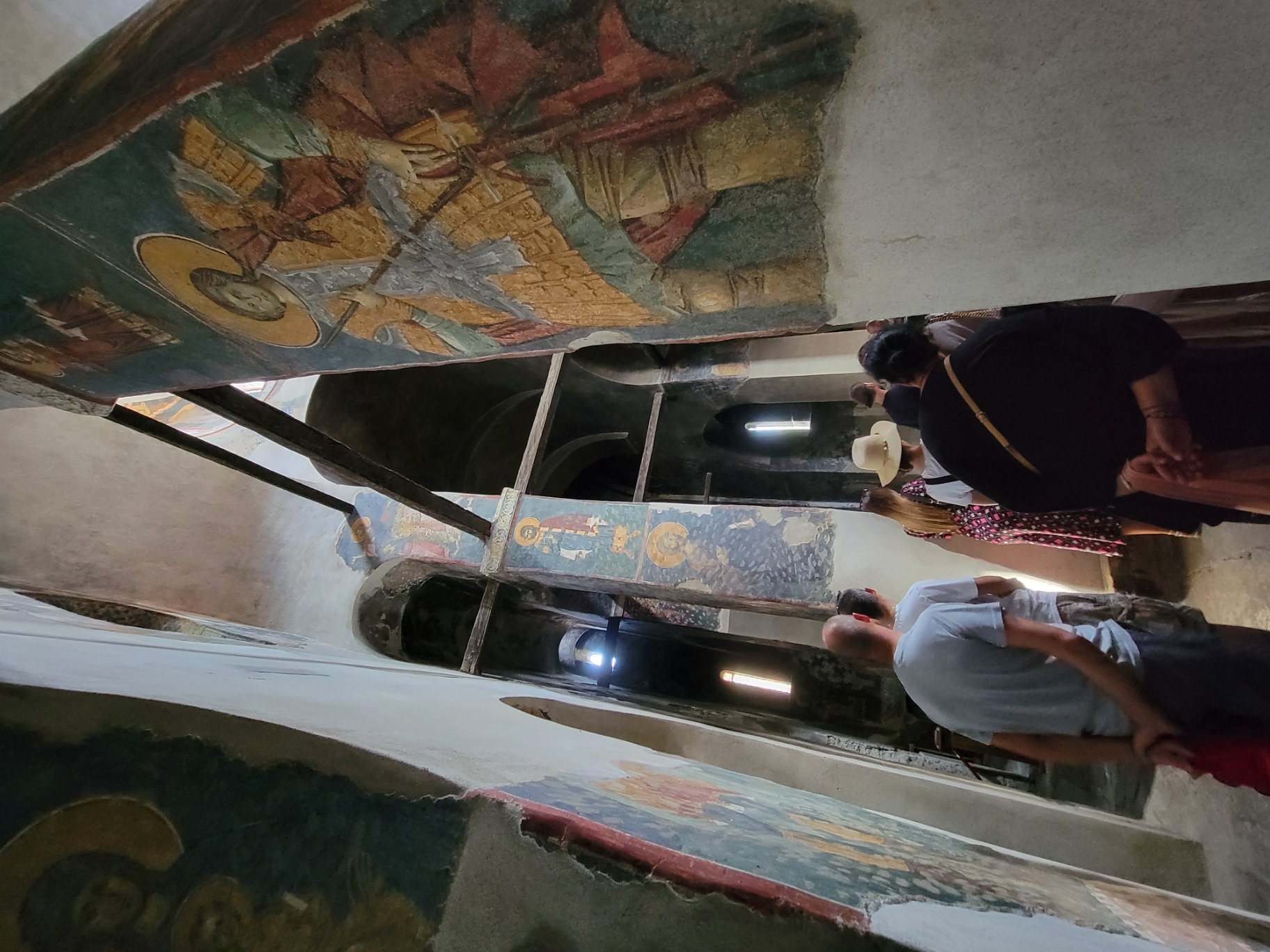 The interior of a Greek Orthodox Church in Prizren