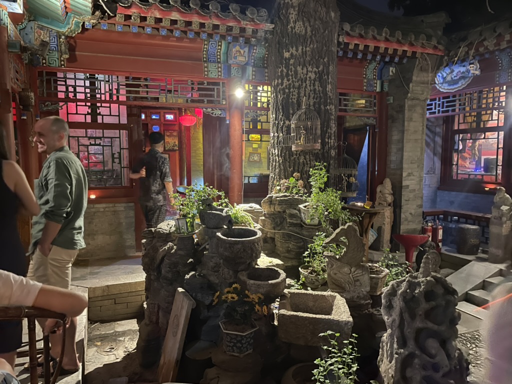 Interior of the Hutong from the Foreigner's Movie Night