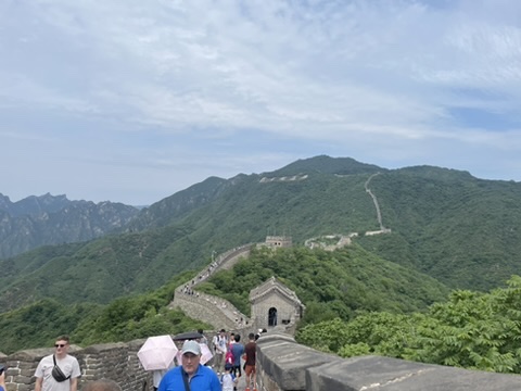 Mutianyu Landscape - Tower 20 is at the Top of the Hill