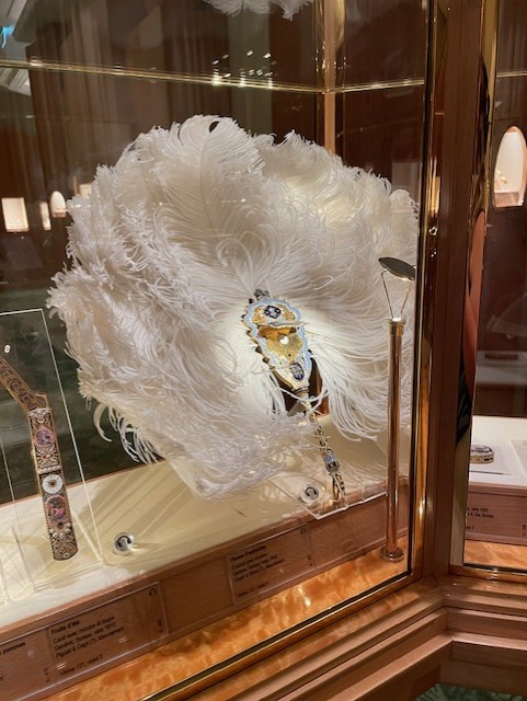 Ostrich Feather Fan (and Watch)