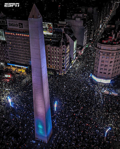 post-Copa Obelisk gathering