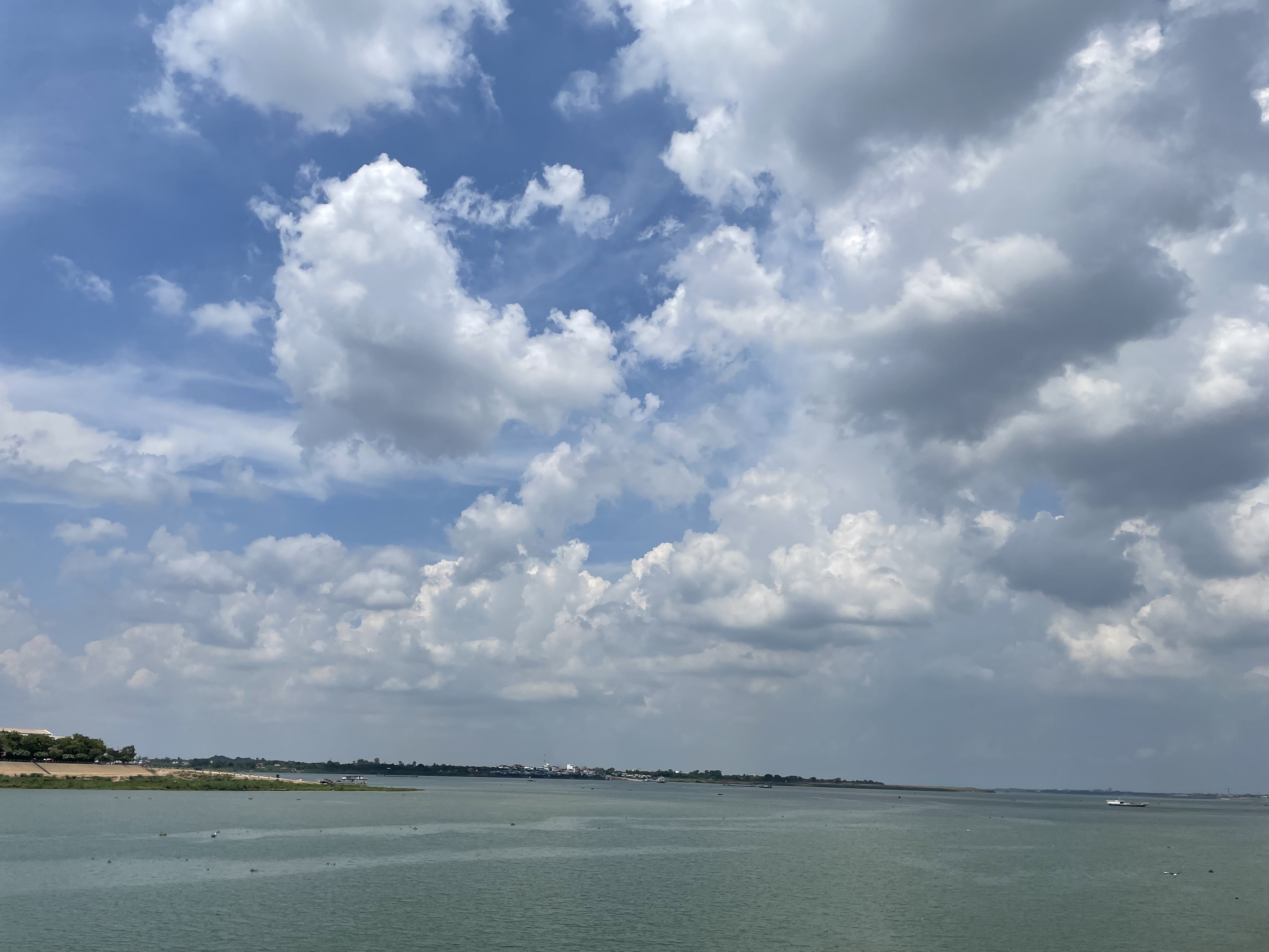 A view of the Mekong river in Phnom Penh.