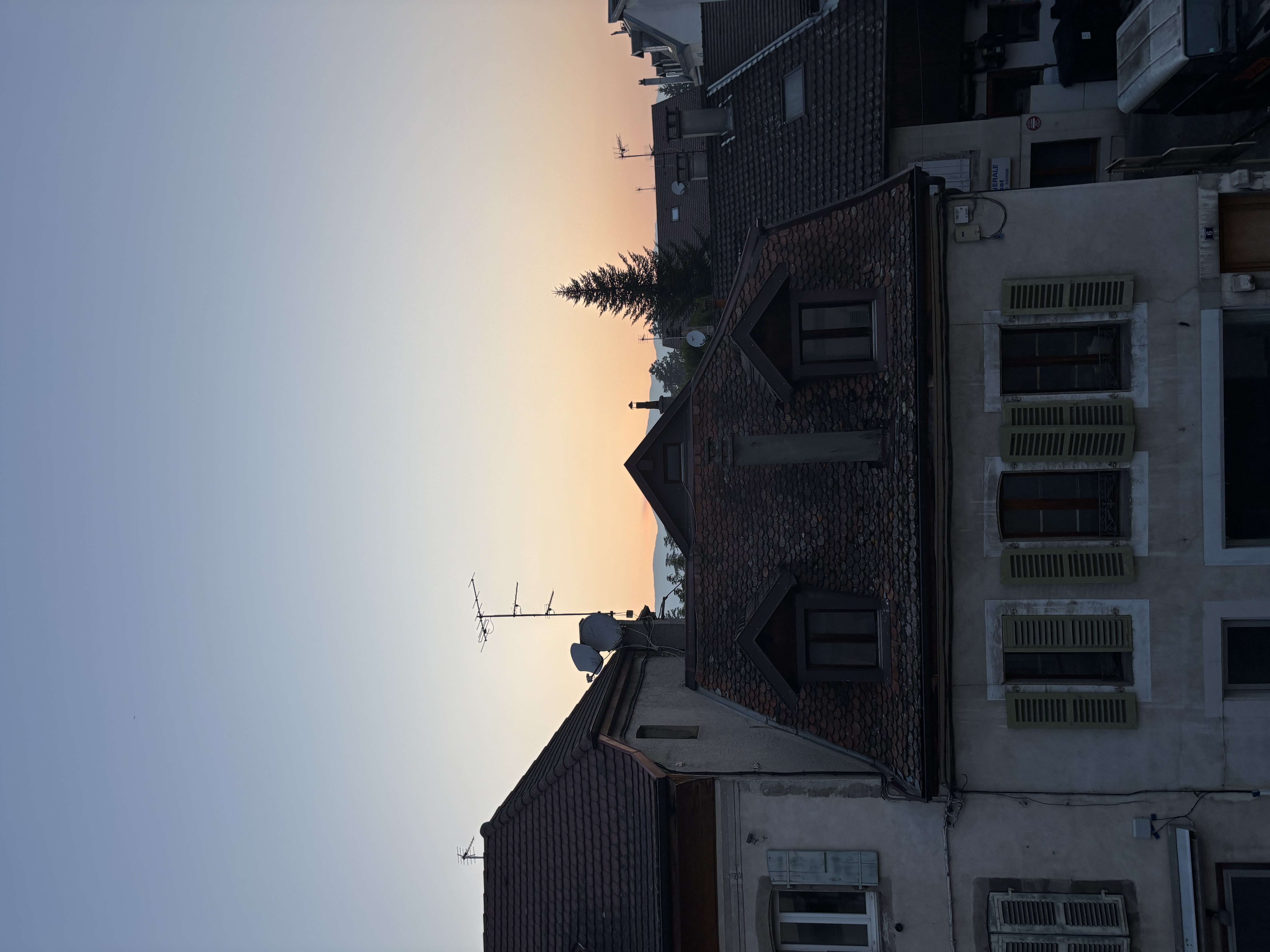 View from Airbnb window.