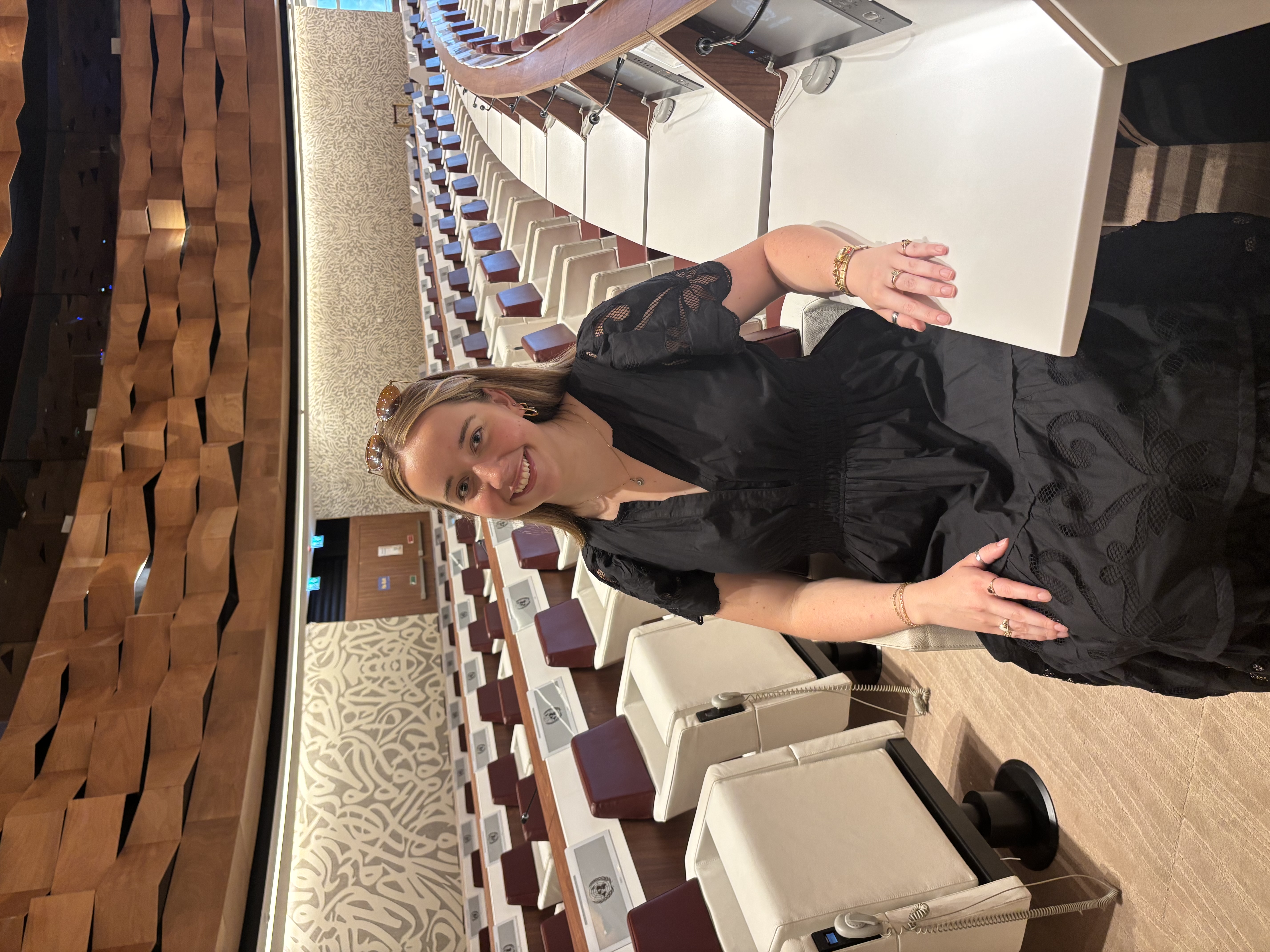 UN conference room donated by Qatar.