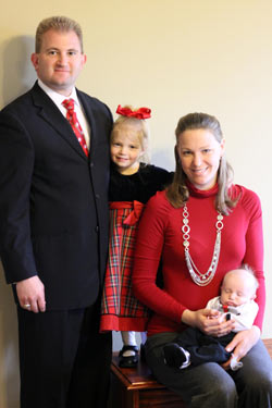 Representative William Lamberth '04, Lauren Schmidt Lamberth '05, and children.