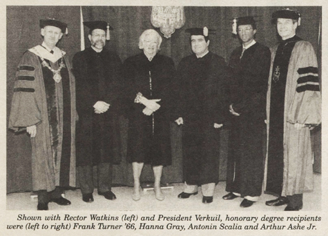 Honorary Degrees 1991