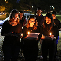 students host vigil for victims in Pittsburgh and Kentucky