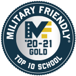 Top 10 Military Friendly School logo
