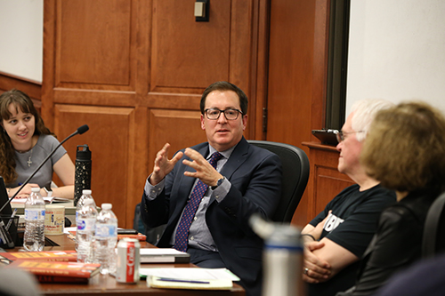In Nov. 2019, Professor Zick moderated a panel discussion on the First Amendment with Professor Nadine Strossen of New York Law School and Robert Corn-Revere, partner at Davis Wright Tremaine LLP in Washington, D.C.