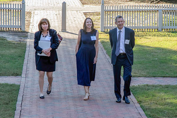 Judges Millett and Sutton arrive with Professor Allison Orr Larsen