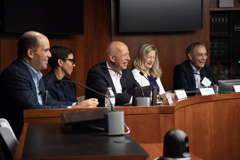 After the Moot Court, Roman Martinez, Melissa Murray, Adam Liptak, Sarah Harris and Irv Gornstein examined Justice Barrett's emerging position on the Supreme Court.