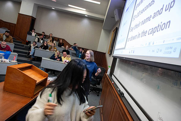 Angelina Han and Caitlin Vasco Brown kept track of donations as the contest progressed.