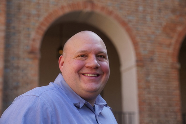 Mitchell Brown, assistant professor of classical studies at William & Mary. (Photo by Stephen Salpukas)