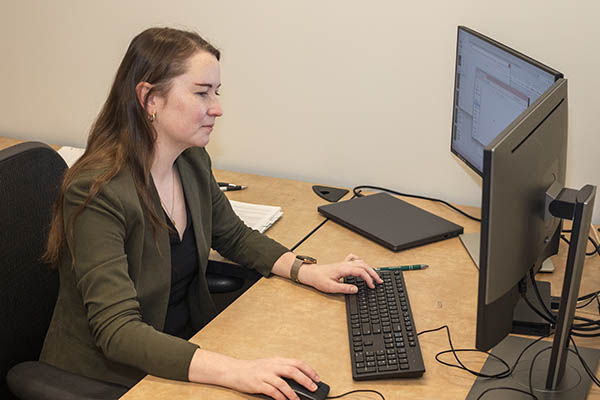 Ball was recently hired as the Law School’s Emerging Technologies Legal Practice Librarian.