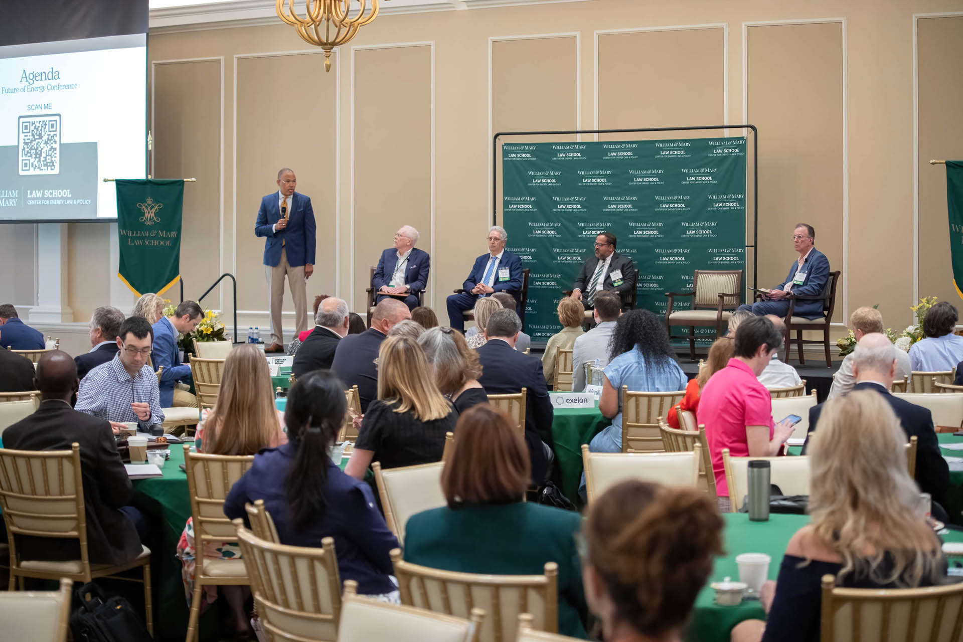 Dean A. Benjamin Spencer welcomed everyone to the conference and the opening keynote panel on "The Future of FERC."