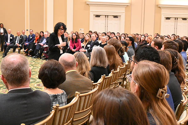 Justice Sotomayor spoke candidly about her career. Photo Elizabeth Blackney