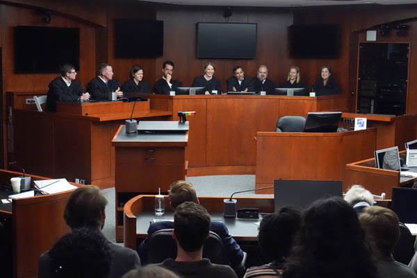 The conference’s centerpiece was a moot court argument in Kian v. Florida. Photo: David F. Morrill