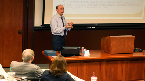 Professor Eric Kades presents the 2013 St. George Tucker Lecture at William & Mary Law School.