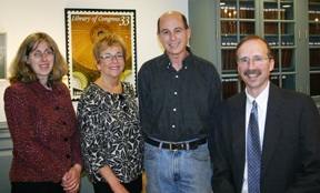 From left, Professors Combs, Barnard, Devins and Douglas